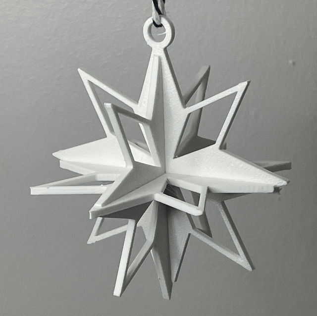 Décoration de sapin blanc 