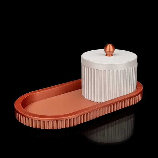 Coffret de rangement en PLA imprimé en 3D – Design moderne et écoresponsable