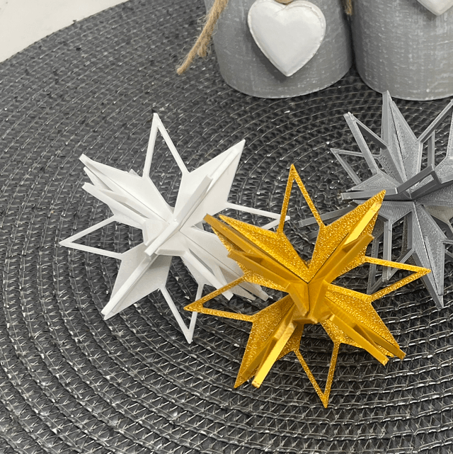 Décoration de sapin blanc 