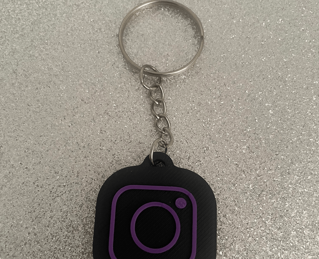 Porte clef connecté - Instagram 