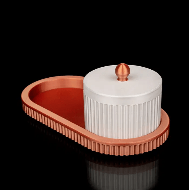 Coffret de rangement en PLA imprimé en 3D – Design moderne et écoresponsable