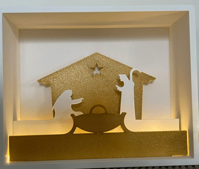 Décoration Noël -Crèche lumineuse