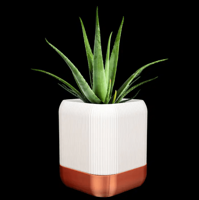 Pot de Fleur Auto-Arrosant Design en PLA