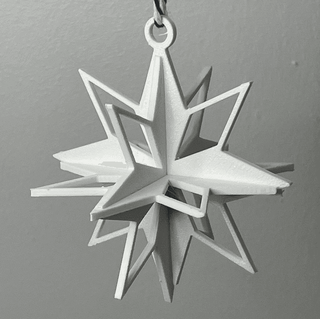 Décoration de sapin blanc 